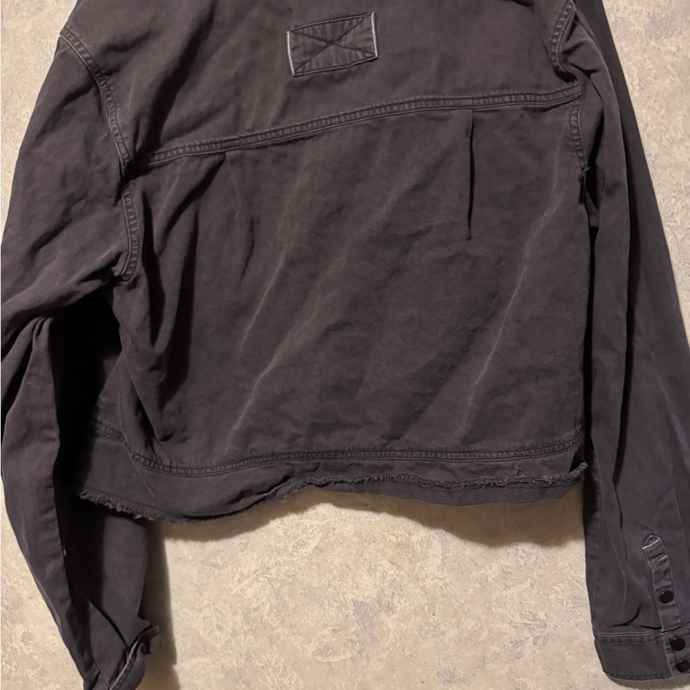 We The Free Moto Bomber Shirt Jacket Free People Large - Picture 6 of 6